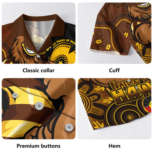 Hawthorn Hawaiian Shirt NAIDOC Week Aboriginal Culture And Spirit Of Pride Design