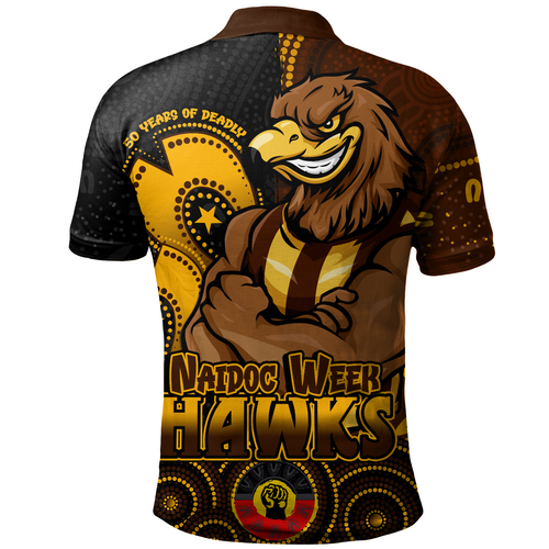 Hawthorn Polo Shirt NAIDOC Week Aboriginal Culture And Spirit Of Pride Design