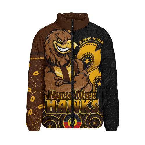 Hawthorn Padded Jacket NAIDOC Week Aboriginal Culture And Spirit Of Pride Design