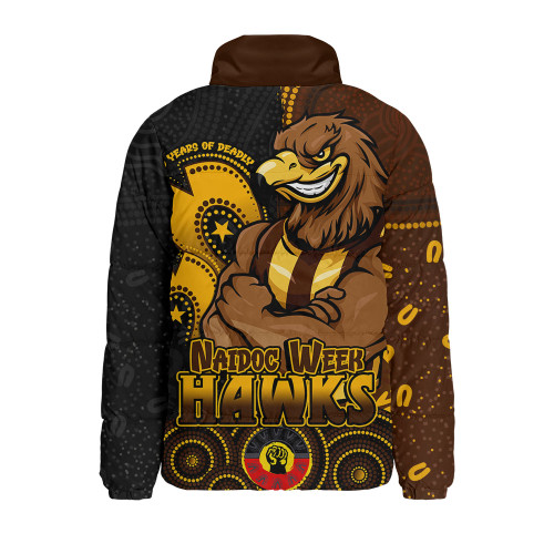 Hawthorn Padded Jacket NAIDOC Week Aboriginal Culture And Spirit Of Pride Design