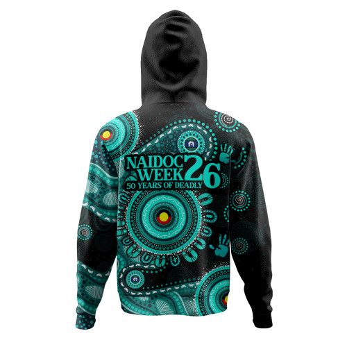 Indigenous Australian Aboriginal Hoodie Naidoc Week 2026 50 Years Of Deadly Circle Of Memory Pathways