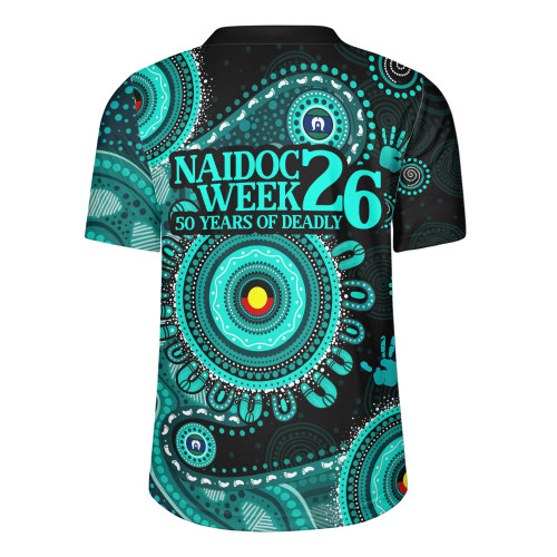 Indigenous Australian Aboriginal Rugby Jersey Naidoc Week 2026 50 Years Of Deadly Circle Of Memory Pathways