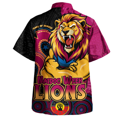 Brisbane Lions Hawaiian Shirt NAIDOC Week Aboriginal Culture And Spirit Of Pride Design