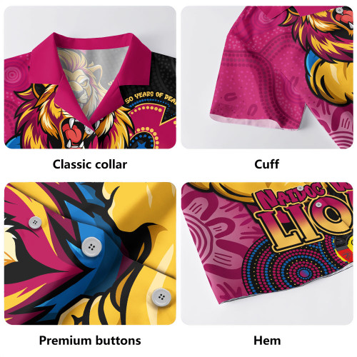 Brisbane Lions Hawaiian Shirt NAIDOC Week Aboriginal Culture And Spirit Of Pride Design