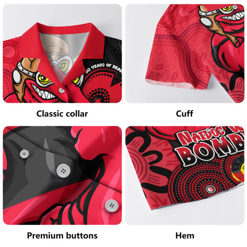 Essendon Hawaiian Shirt NAIDOC Week Aboriginal Culture And Spirit Of Pride Design