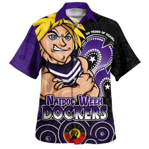 Fremantle Hawaiian Shirt NAIDOC Week Aboriginal Culture And Spirit Of Pride Design