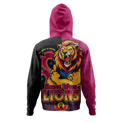 Brisbane Lions Hoodie NAIDOC Week Aboriginal Culture And Spirit Of Pride Design