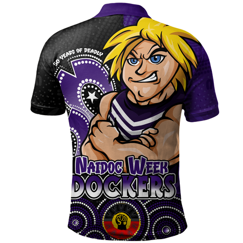 Fremantle Polo Shirt NAIDOC Week Aboriginal Culture And Spirit Of Pride Design
