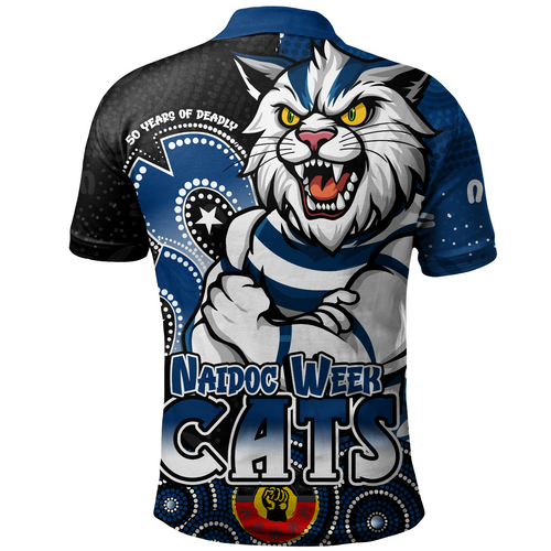Geelong Cats Polo Shirt NAIDOC Week Aboriginal Culture And Spirit Of Pride Design