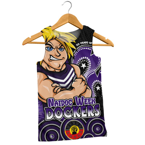 Fremantle Men Singlet NAIDOC Week Aboriginal Culture And Spirit Of Pride Design