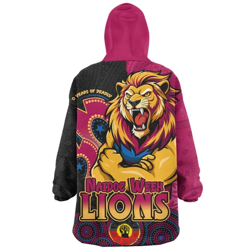 Brisbane Lions Snug Hoodie NAIDOC Week Aboriginal Culture And Spirit Of Pride Design