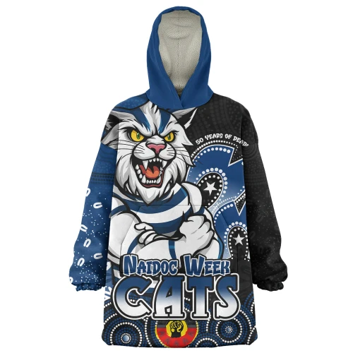 Geelong Cats Snug Hoodie NAIDOC Week Aboriginal Culture And Spirit Of Pride Design
