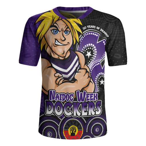 Fremantle Rugby Jersey NAIDOC Week Aboriginal Culture And Spirit Of Pride Design