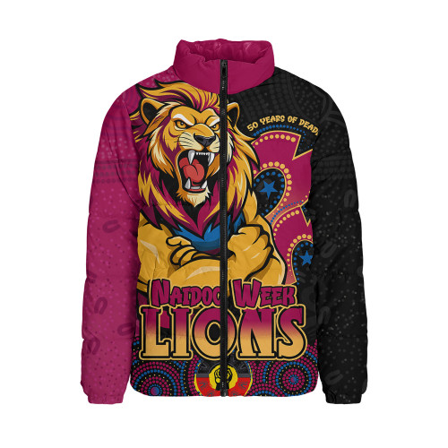 Brisbane Lions Padded Jacket NAIDOC Week Aboriginal Culture And Spirit Of Pride Design