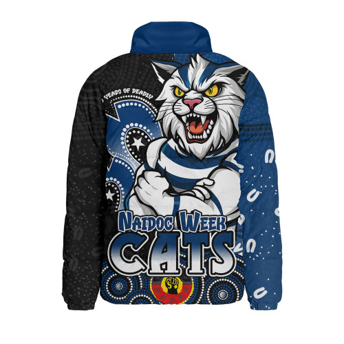 Geelong Cats Padded Jacket NAIDOC Week Aboriginal Culture And Spirit Of Pride Design