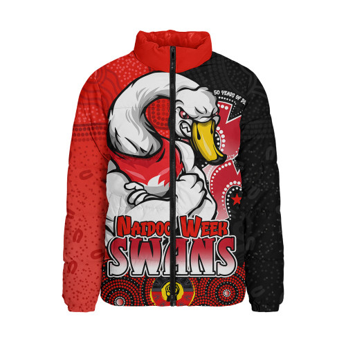 Sydney Swans Padded Jacket NAIDOC Week Aboriginal Culture And Spirit Of Pride Design