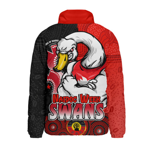 Sydney Swans Padded Jacket NAIDOC Week Aboriginal Culture And Spirit Of Pride Design