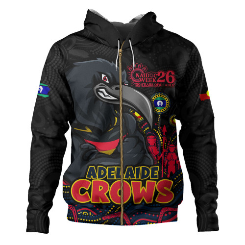 Adelaide Crows Hoodie Naidoc Week Aboriginal Spirit Power Through Generations