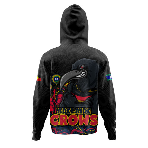 Adelaide Crows Hoodie Naidoc Week Aboriginal Spirit Power Through Generations