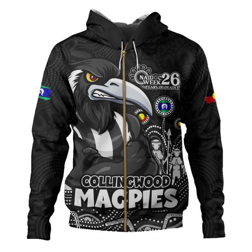 Collingwood Hoodie Naidoc Week Aboriginal Spirit Power Through Generations
