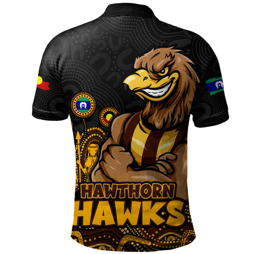 Hawthorn Polo Shirt Naidoc Week Aboriginal Spirit Power Through Generations