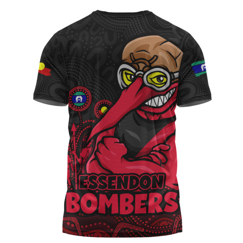 Essendon T-Shirt Naidoc Week Aboriginal Spirit Power Through Generations