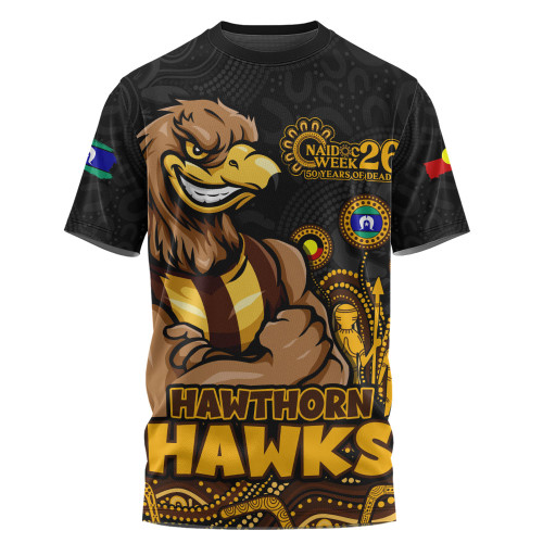 Hawthorn T-Shirt Naidoc Week Aboriginal Spirit Power Through Generations
