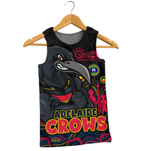 Adelaide Crows Men Singlet Naidoc Week Aboriginal Spirit Power Through Generations