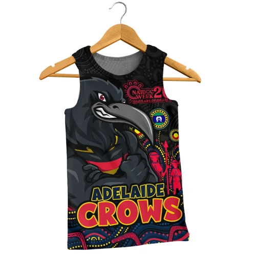 Adelaide Crows Men Singlet Naidoc Week Aboriginal Spirit Power Through Generations