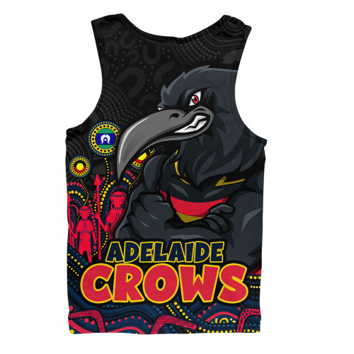 Adelaide Crows Men Singlet Naidoc Week Aboriginal Spirit Power Through Generations