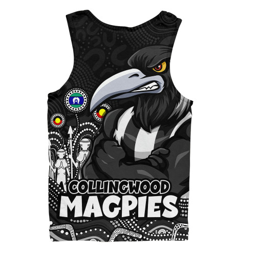 Collingwood Men Singlet Naidoc Week Aboriginal Spirit Power Through Generations