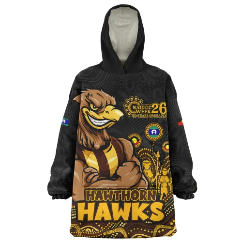 Hawthorn Snug Hoodie Naidoc Week Aboriginal Spirit Power Through Generations