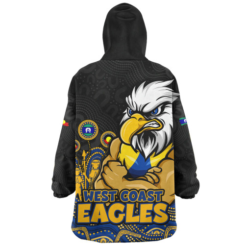 West Coast Eagles Snug Hoodie Naidoc Week Aboriginal Spirit Power Through Generations