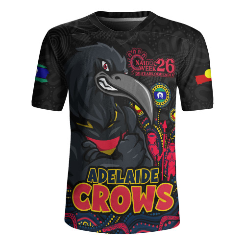 Adelaide Crows Rugby Jersey Naidoc Week Aboriginal Spirit Power Through Generations