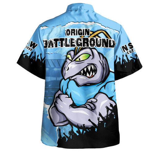 New South Wales Blues Hawaiian Shirt Origin Battleground Game Day Clash