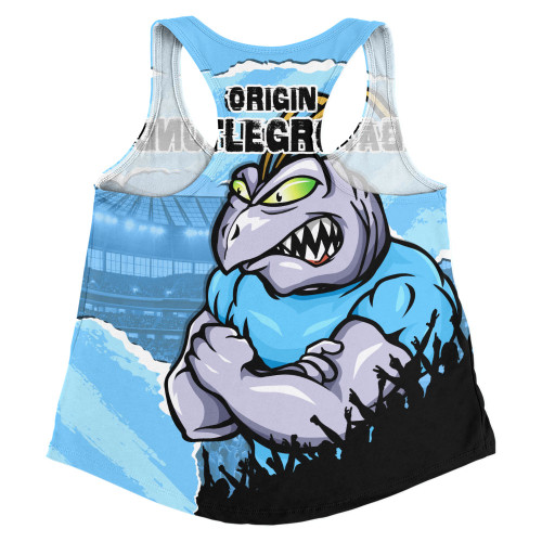 New South Wales Blues Women Racerback Singlet Origin Battleground Game Day Clash