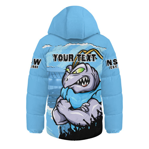 New South Wales Blues Hooded Padded Jacket Origin Battleground Game Day Clash
