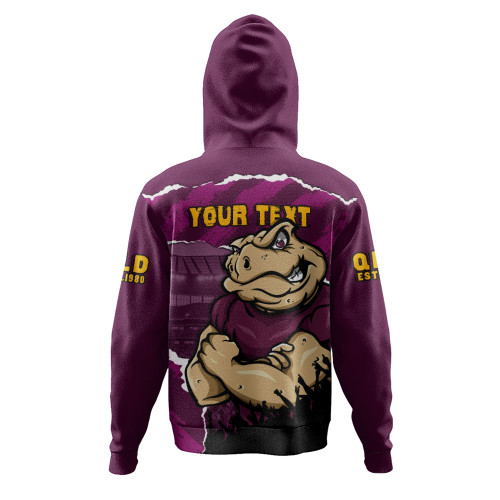 Queensland Maroons Hoodie Origin Battleground Game Day Clash