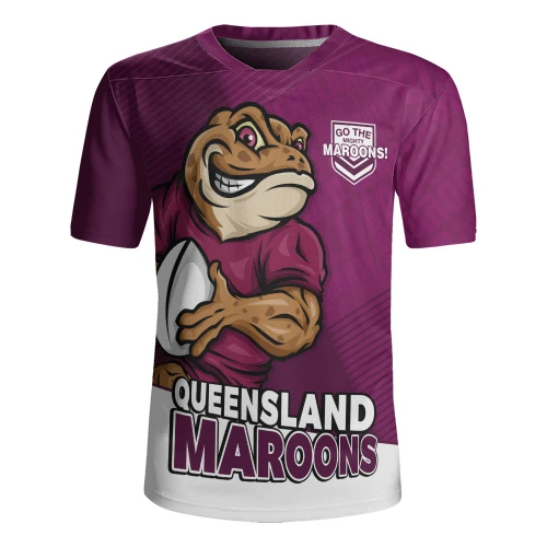 Queensland Maroons Rugby Jersey Battle Forged Origin Strength