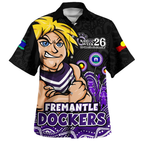 Fremantle Hawaiian Shirt Naidoc Week Aboriginal Spirit Power Through Generations