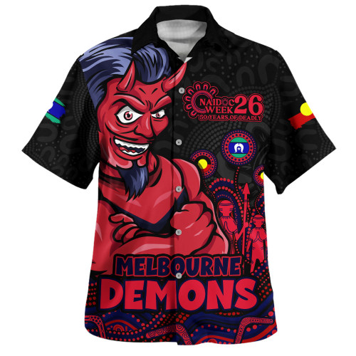 Melbourne Hawaiian Shirt Naidoc Week Aboriginal Spirit Power Through Generations