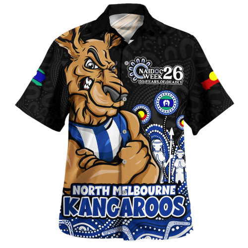North Melbourne Hawaiian Shirt Naidoc Week Aboriginal Spirit Power Through Generations
