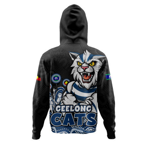 Geelong Cats Hoodie Naidoc Week Aboriginal Spirit Power Through Generations