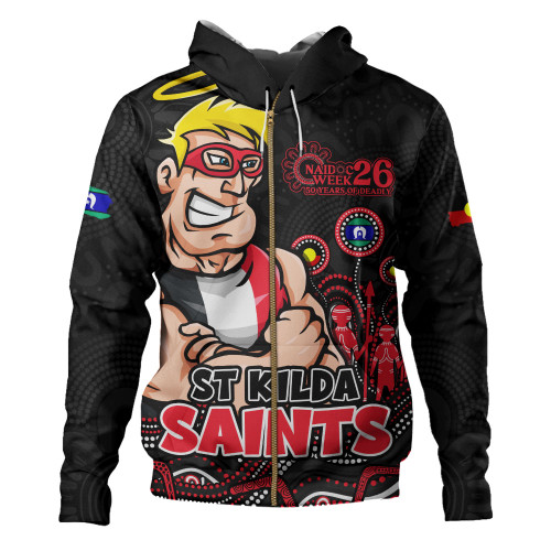 St Kilda Hoodie Naidoc Week Aboriginal Spirit Power Through Generations