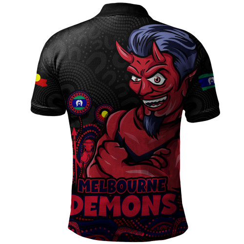 Melbourne Polo Shirt Naidoc Week Aboriginal Spirit Power Through Generations