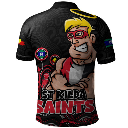 St Kilda Polo Shirt Naidoc Week Aboriginal Spirit Power Through Generations