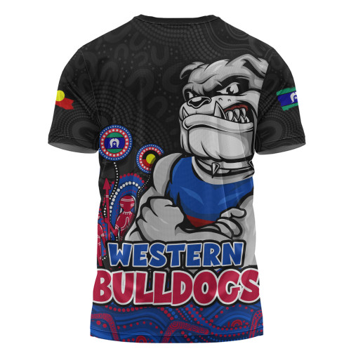 Western Bulldogs T-Shirt Naidoc Week Aboriginal Spirit Power Through Generations
