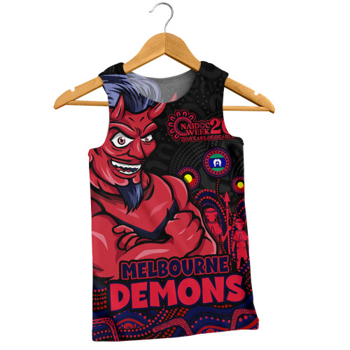 Melbourne Men Singlet Naidoc Week Aboriginal Spirit Power Through Generations