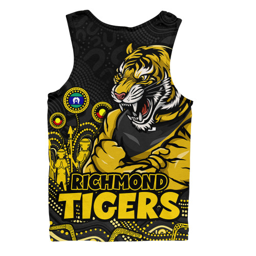 Richmond Men Singlet Naidoc Week Aboriginal Spirit Power Through Generations
