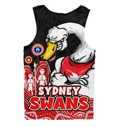 Sydney Swans Men Singlet Naidoc Week Aboriginal Spirit Power Through Generations